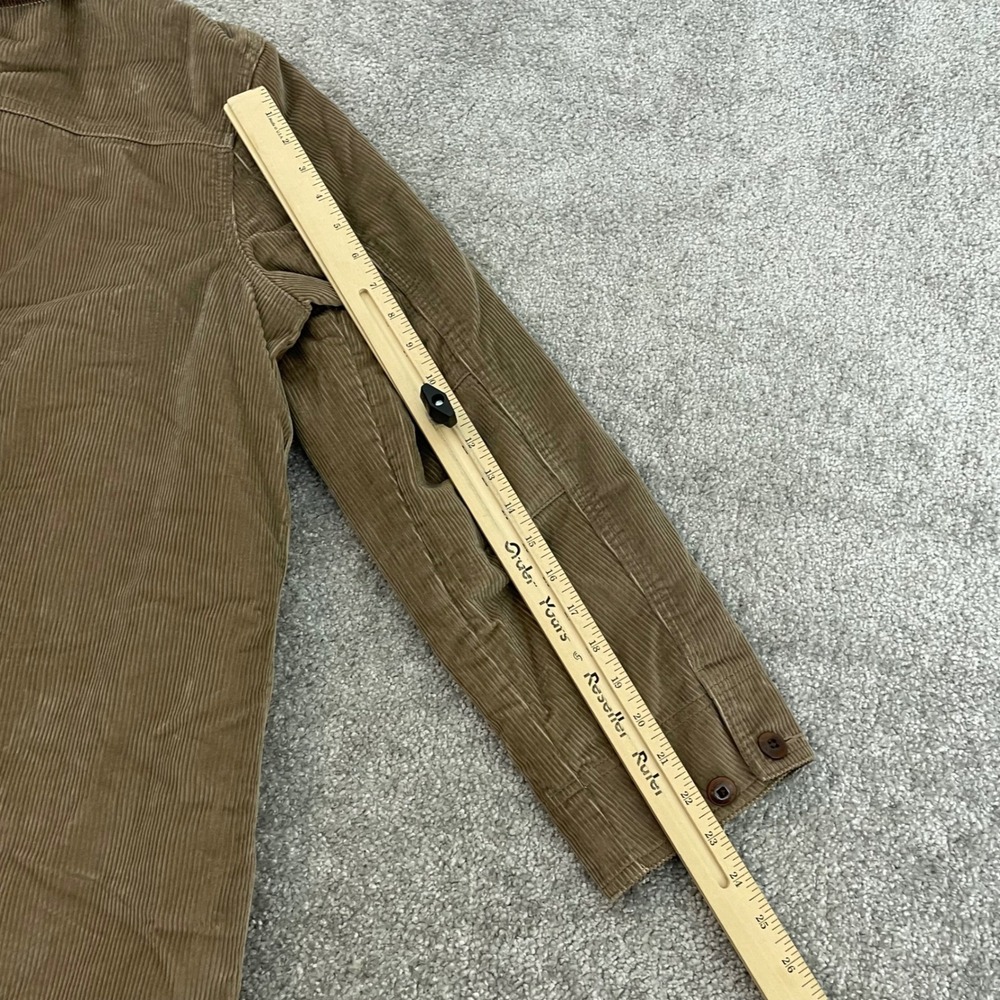 LL Bean Barn Coat Womens Extra Large Chore Jacket Corduroy Quilted Lined - Picture 8 of 11